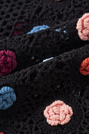 Top de Crochet Flora Hecho a Mano Alice en Punto de Algodón