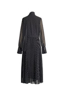 Ellie Kleid mit Polka Dots aus Chiffon