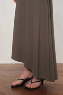 Vestito Soren drappeggiato con scollo a V e incrocio in maglia elasticizzata