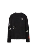 Cyclamen Jacquard Knit Sweater
