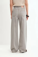 Karin Baggy Jeans in Washed Cotton Denim