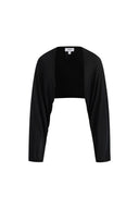 Cardigan semi-transparent Shrug en maille tencel-soie