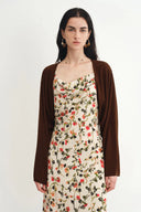 Cardigan Semi Transparent Shrug en Cardigan Soie Tencel