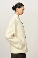 Bridle Crop Wool Jacket in Merino Wool