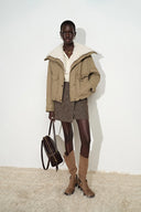 Rhoda Vintage Utility Padded Jacket in 100% Cotton