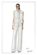 Elen Polka Dot Halter Neck Sleeveless Top in Mulberry Silk