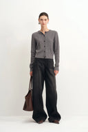 Paz Baggy Washed Jeans in Cotton Denim