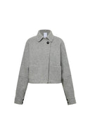 Aurora Cropped Jacket in Merino Wool Knit