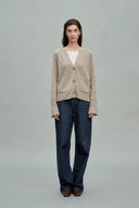 Sofia Double Pocket Cardigan in Merino-Cashmere Knit