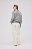 Felicia Cardigan in Wool-Mohair Knit