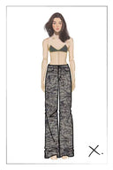 Jeans Skyler de Pierna Recta con Estampado de Leopardo en Denim de Algodón