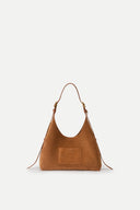 Duomo Kleine Hobo-Tasche aus Wildleder