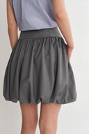 Cynthia Short Bubble Skirt in Fine Wool Blend