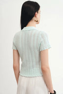 Daisy Top in Droge Katoenblend Tricot