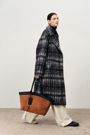 Brera Convertible Tote Bag Large in Full Grain Leather and Suede