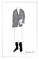 Cardigan Violet à travail manuel Cereus Flora en maille mélange alpaga