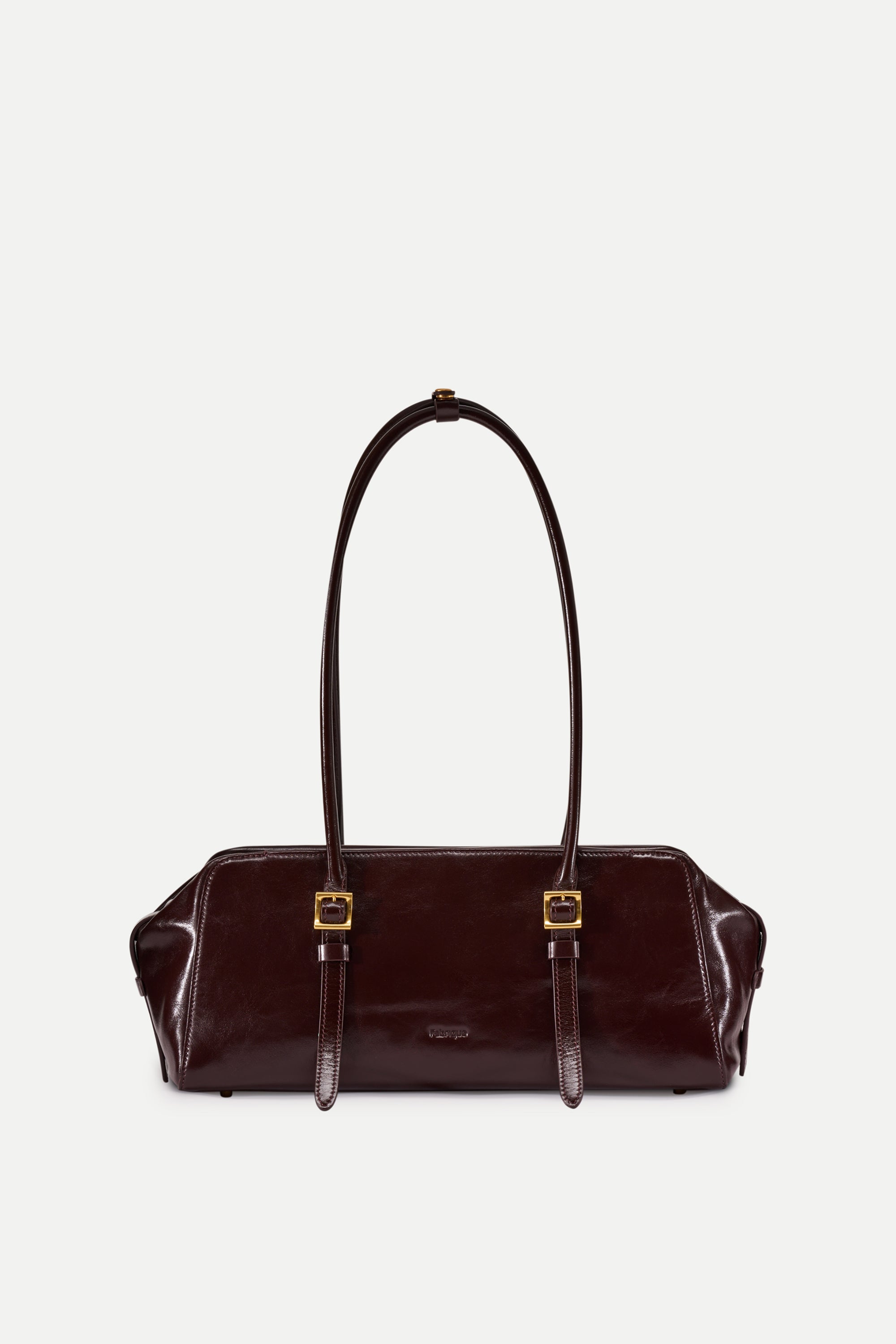 Monti East West Shoulder Bag in Oiled Waxed Top Grain Leather