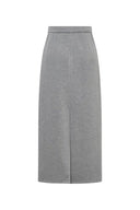 Nicole Sweatpants Skirt in Brushed Cotton Knit