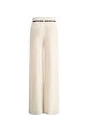 Pantalones casuales con cinturón Gallop en lana merino