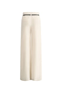 Gallop Casual Trousers with Belt in Merino Wool