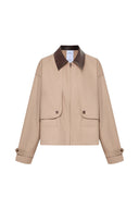 Veste utilitaire légère oversize Dnipro en sergé de coton