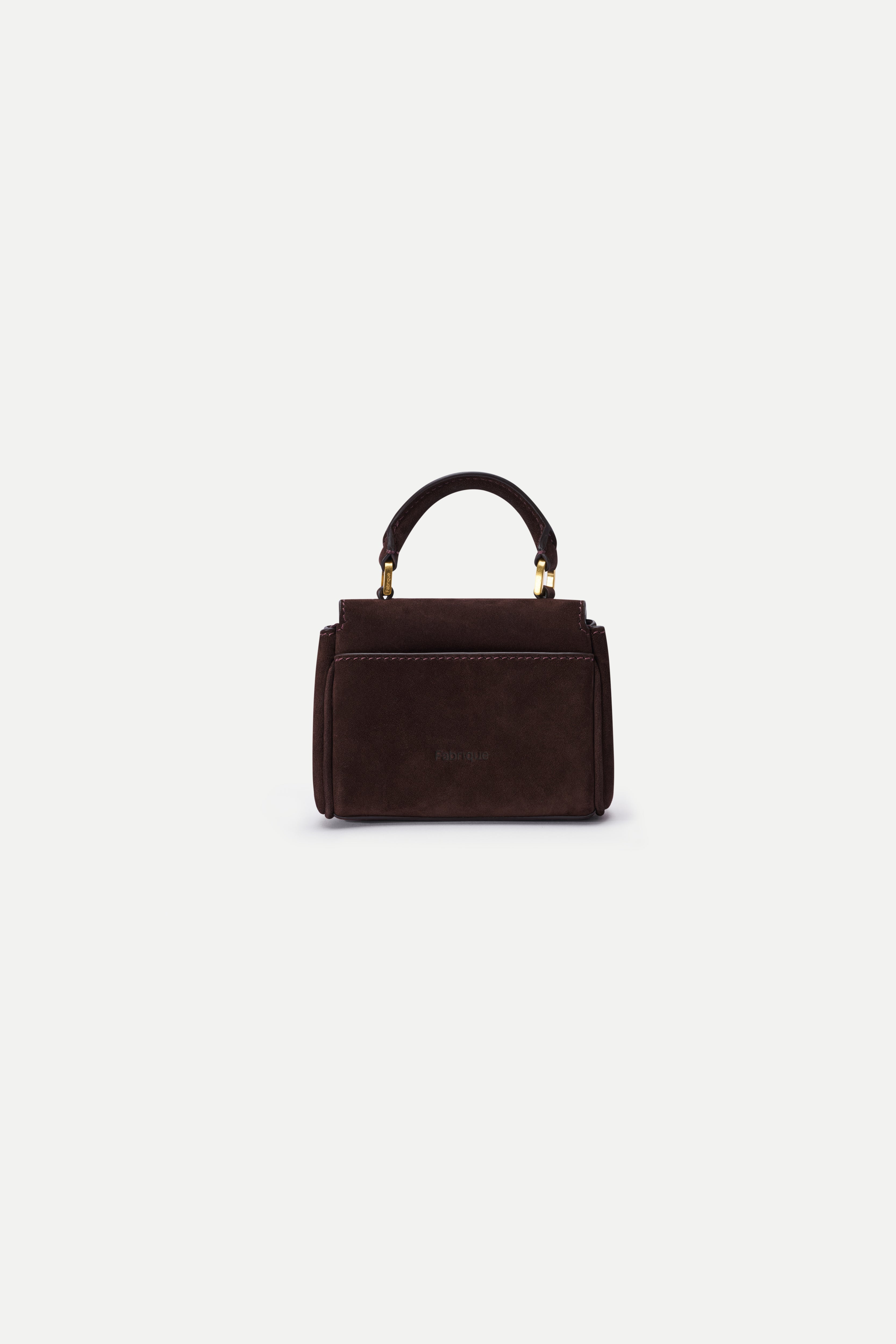 Rialto Mini Charm Bag in Top-grain Matte Cowhide Leather