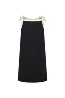 Mary Bow Dress in Technical Lyocell Knit