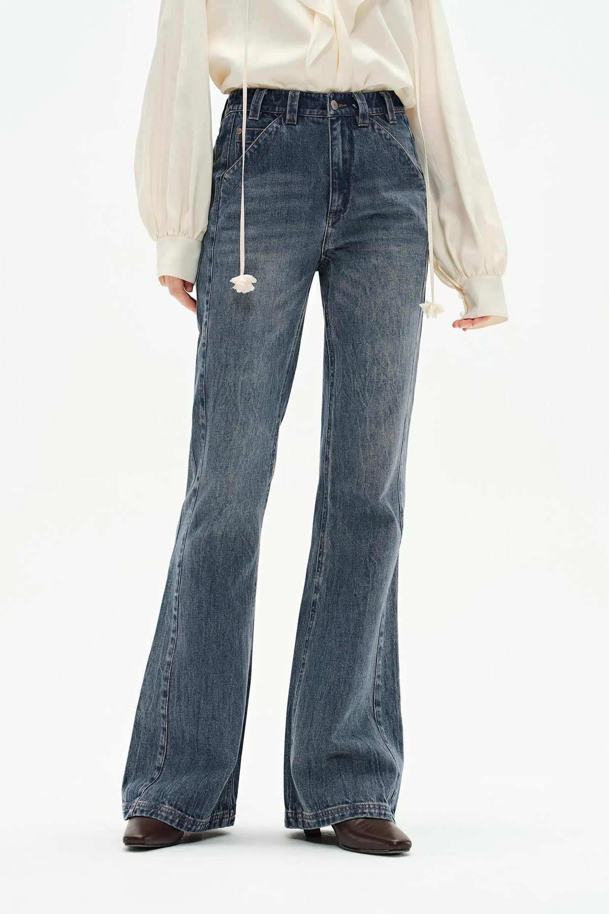 Sabrina Washed Jeans Cotton Denim