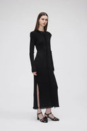 Jessica Long Sleeve Dress in Wool Knit