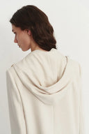 Daseasa Detachable Hoodie Blazer Jacket in Cotton Knit