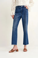 Jeans bootcut Dolly in denim elasticizzato