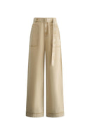 Flania Cargo Jeans in Cotton Denim