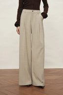 Solo Baggy Pants in Linen Style Blend
