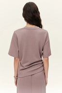 Aurora Ruched Waist T Shirt and Skirt Set