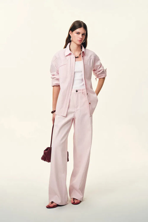 Beverley Denim Shirt and Jeans Matching Set in Cotton Denim