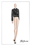 Freya Lagen-Top aus Baumwoll-Wollstrick