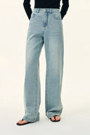 Jean droit Eman en denim coton