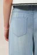 Echo Wide Leg Jeans in Tencel Acetate Denim