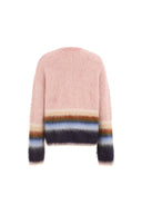 Ava Rainbow Striped Knit Sweater
