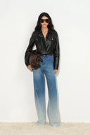Elara Jeans mit geradem Bein und Strasssteinen