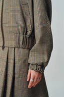 Javia Plaid Jacket in Prince of Wales Merino Wool