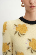 Suéter Olympe jacquard en mezcla de alpaca y merino