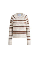 Mignon Gestreifter Pullover aus Alpaka-Mischstrick