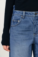 Jeans Behun colorblock destrutturati in denim di cotone