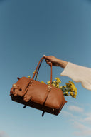 Monti East West Shoulder Bag in Top-grain Nappa leather