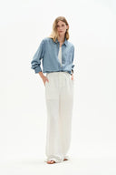 Willo Sky Blue Shirt in Tencel Denim