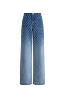 Jeans dégradé Natalie en denim jacquard