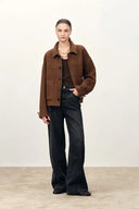 Rowan Two Tone Reversible Jacket in  Double Face Merino Wool