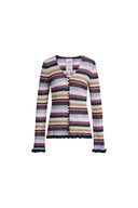 Mavis Multi Stripes Long Sleeves Cardigan