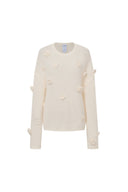 Sally Knit Sweater in Angora Mohair